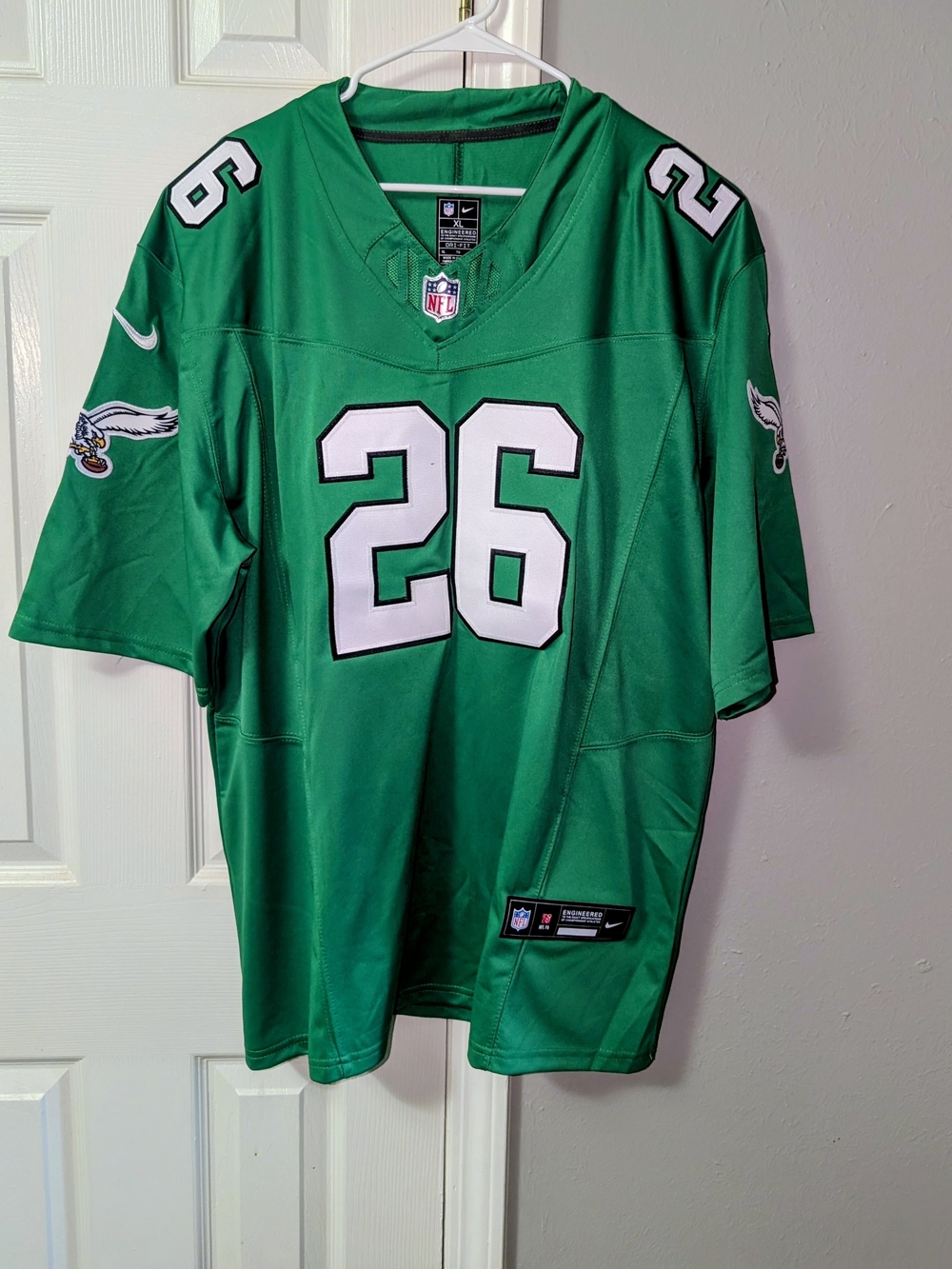 Saquon Barkley Philadelphia Eagles Kelly Green Vapor Jersey